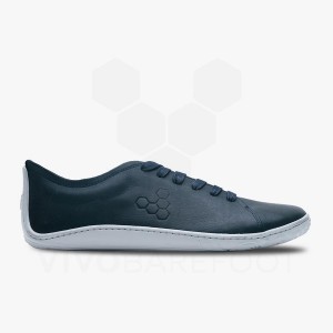 Vivobarefoot Addis Lifestyle Čevlji Moški Temno Modre | SI126QC