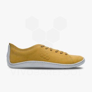 Vivobarefoot Addis Lifestyle Čevlji Moški Gorčica | SI129NN