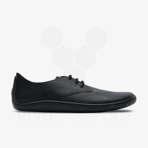 Vivobarefoot Addis Oxford Lifestyle Čevlji Moški Črne | SI143ZD