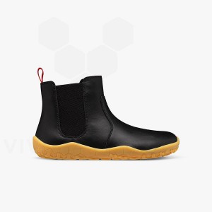 Vivobarefoot Fulham II Juniors Čevlji Otroški Obszidián | SI421HT