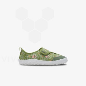 Vivobarefoot GAIA Čevlji Otroški Zelene | SI387PV