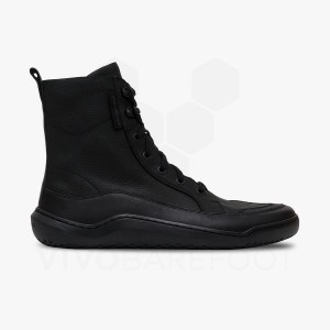 Vivobarefoot Gobi Boot Lifestyle Čevlji Moški Obszidián | SI119XG