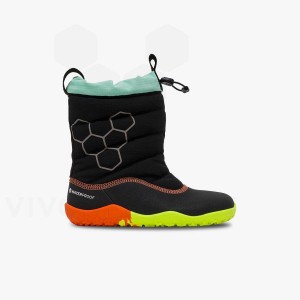 Vivobarefoot Lumi FG Preschool Čevlji Otroški Obszidián | SI402AS