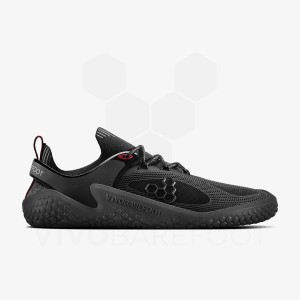 Vivobarefoot Motus Strength JJF Cestni Tekaški Copati Moški Obszidián Temno Sive | SI061DO