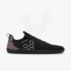 Vivobarefoot Primus Lite Knit Cestni Tekaški Copati Moški Obszidián | SI057HT