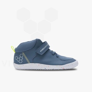 Vivobarefoot Primus Ludo Hi Juniors Čevlji Otroški Indigo | SI413PV