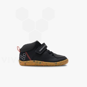 Vivobarefoot Primus Ludo Hi Čevlji Otroški Obszidián | SI410SZ