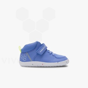 Vivobarefoot Primus Ludo Hi Čevlji Otroški Modre | SI411RX