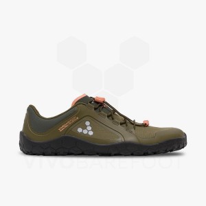 Vivobarefoot Primus Trail III All Weather FG Pohodni Čevlji Ženski Temno Olivno Zelene | SI177RX