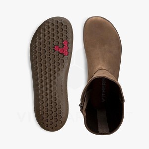 Vivobarefoot Ryder II Lifestyle Čevlji Ženski Kava | SI324AS