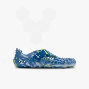 Vivobarefoot Ultra Bloom Juniors Čevlji Otroški Modre Svetlo Turkizna | SI395HT